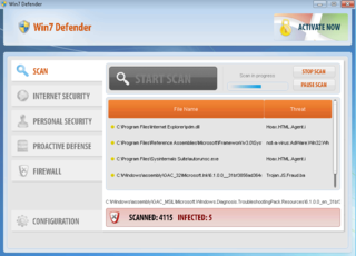 Win7 Defender is not a legitimate anti-spyware program. Win7 Defender is not a legitimate anti-spyware program.