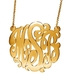 Initial Monogram Necklace