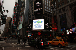 PreApps.com Billboard in Times Square, New York City PreApps.com Billboard in Times Square, New York City