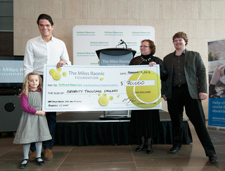 The Milos Raonic Foundation makes donation to Holland Bloorview The Milos Raonic Foundation makes donation to Holland Bloorview