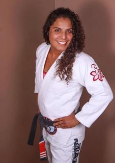 8-time world champion Hannette Staack sporting the Fenom Plumeria Gi. 8-time world champion Hannette Staack sporting the Fenom Plumeria Gi.