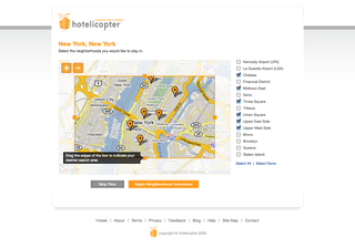 hotelicopter location filter