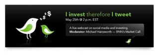 I invest therefore I tweet