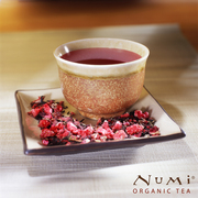 Berry Black - Luscious freeze-dried strawberries and raspberries with Darjeeling black tea. Certified organic and Fair Trade Certified