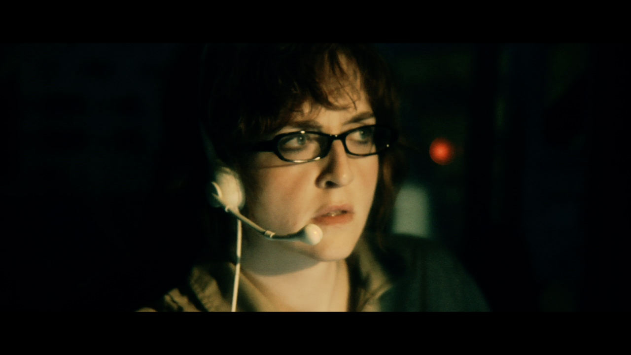 Rachel DeWinter (Angela Funk) Pilots her space ship - clonehunter_Still_Angela1