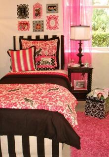 College Girl Dorm Room Bedding and Dorm Decor