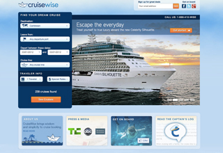 Easily book cruises online on the CruiseWise website. Easily book cruises online on the CruiseWise website.