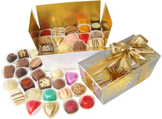 Gold Starburst Gift Wrap