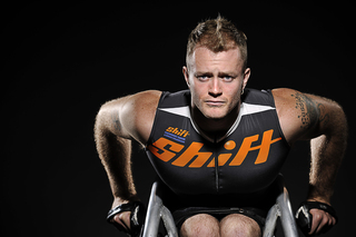 Canadian paralympic wheelchair racer and winner of this year's Boston Marathon, Josh Cassidy Canadian paralympic wheelchair racer and winner of this year's Boston Marathon, Josh Cassidy