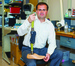 Jan Andrysek, scientist, is being awarded for his dedication to research