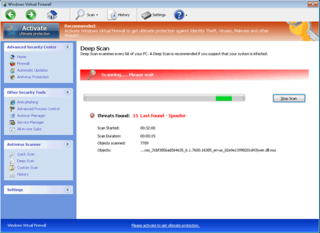 Windows Virtual Firewall is a fake antispyware program to watch out for.