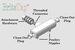 BriteTap chicken waterer exploded view diagram