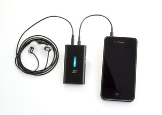 Connect the ZO2 personal subwoofer between media player and listening device. Connect the ZO2 personal subwoofer between media player and listening device.