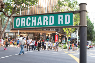 Orchard Road - Singapore's shopping district Orchard Road - Singapore's shopping district