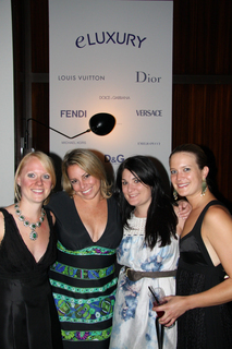 Jen Ely-Women’s Contemporary Buyer eLUXURY, Carel Hearon-Marketing Manager eLUXURY, Rachel Rosenthal, Caroline Goodman-Men’s, Kid’s, Beauty Buyer eLUXURY