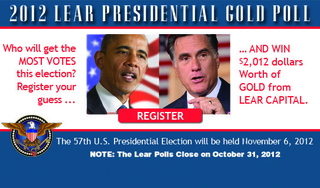 Lear Capital Presidential Gold Poll - 2012