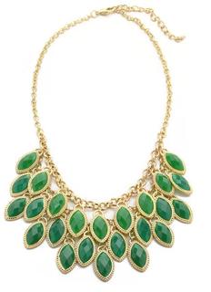 Green Bib Necklace at www.outfitadditions.com