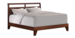 Dominique Cal King Wood Platform Bed - Dark Walnut