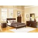New Release - Monterey Wood Platform Bed - 5 Pc. Bedroom Set - Antique Walnut