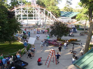 Production Set For Carousel Of Revenge At Arnolds Park