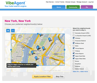 VibeAgent’s Location Filter