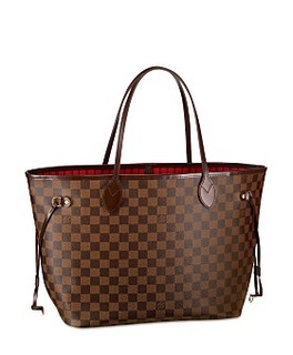 Damier Canvas Neverfull MM (Louis Vuitton)