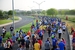 Views of the crowds as they start 5K9 Walk Run San Antonio in 2012.