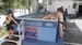 Swimmers line up to train in the Endless Pool Elite to receive instant feedback