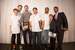 Chef Claudio Aprile with his son, Chef Bruce Woods, Chef Symon Abad, Chef Frank Parihzgar, Alexander Smith and Nitin Kawale