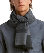 Band of Outsiders Paisley Scarf, Gray