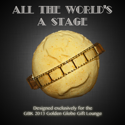 All The World's A Stage<br />
Celebrity Gift for the 2013 GBK Golden Globes Gift Lounge