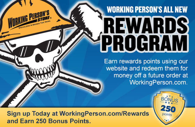 Working Person's Store Rewards Program<br />
