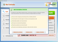 Win7 Defender will ultimately urge PC users to purchase its rogue antispyware program.