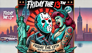 NYC Tattoo Shop Hosts Epic Friday the 13th Tattoo Marathon Across Three New York City Tattoo Parlors