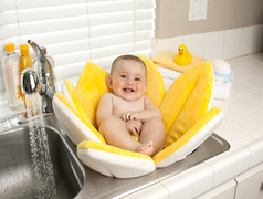 Blooming Bath baby bath - Canary Yellow