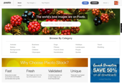 Pixoto Stock Home Page