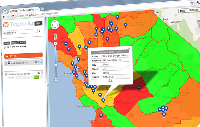 Heat mapping is excellent visualization to help organizations derive insights for business planning.