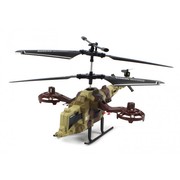 Military Snow Fox Electric RC Helicopter 4CH Indoor Coaxial RTF