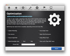 MacOptimizer Optimization Tools
