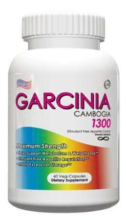 Garcinia Cambogia Extract 1000mg-1 Bottle 60 Veggie Capsules