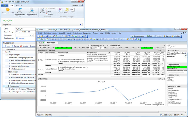 NAVdiscovery Screenshot - NAVdiscovery connects QlikView and Microsoft Dynamics NAV