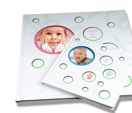The Baby and Children Horoscope Book in 2 sizes.