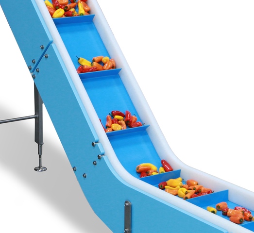 Removable Retaining Walls on DynaClean Food Processing Conveyors Reduce Cleaning Time