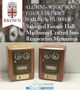 Vintage Brown University Faunce House Mailbox Piggybanks