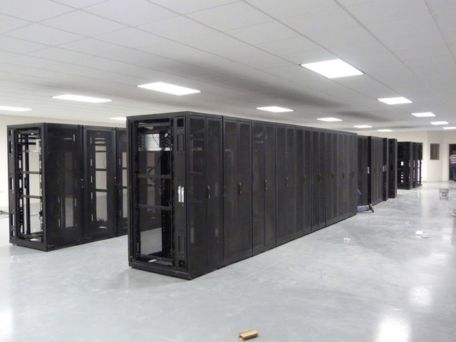 The Silver Knight / Data max Data Center in Mexico. Early build-out phase, March 2013.