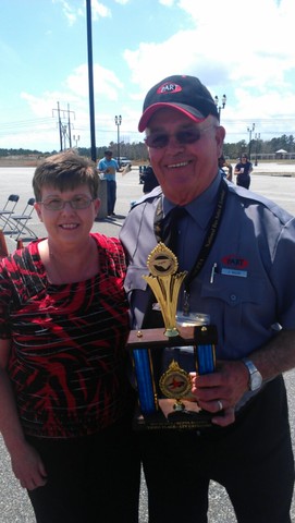 JW Gilley placed 3rd in the LTV Division of the 2013 NCPTA – pictured here with wife Carolyn.