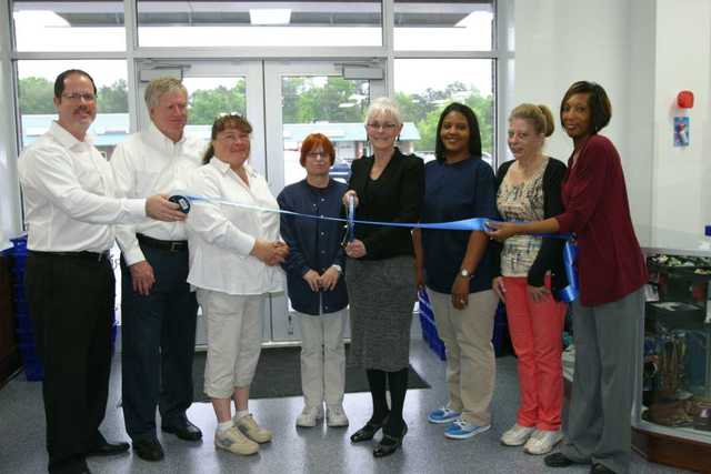 The GCF teams opened the Louisburg, NC Donation Center & Store on April 29 with a ribbon cutting.