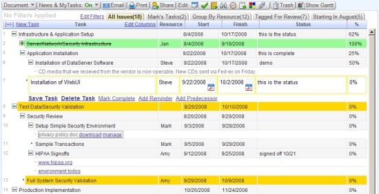 A VeoProject Project Plan