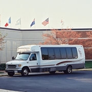 Shuttle services provided by Golden Limousine International. 