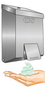 The Proven OPS 1-TOUCH™ 1000 Vandal Proof Soap Dispenser Is Now Available For The Transportation Industry